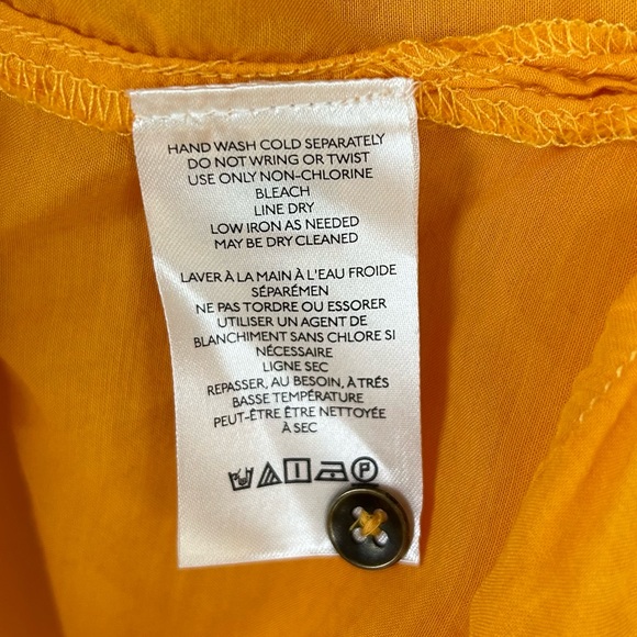 Anthropologie Pilcro Long Sleeve Popover Blouse Size L - Picture 10 of 12